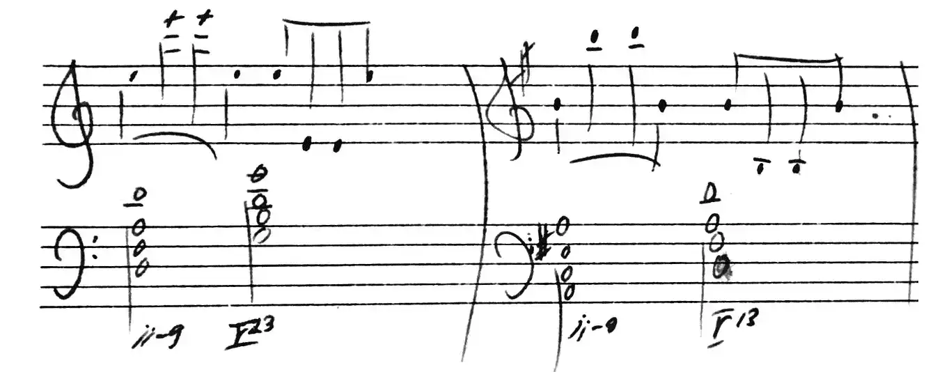 Debussy chords